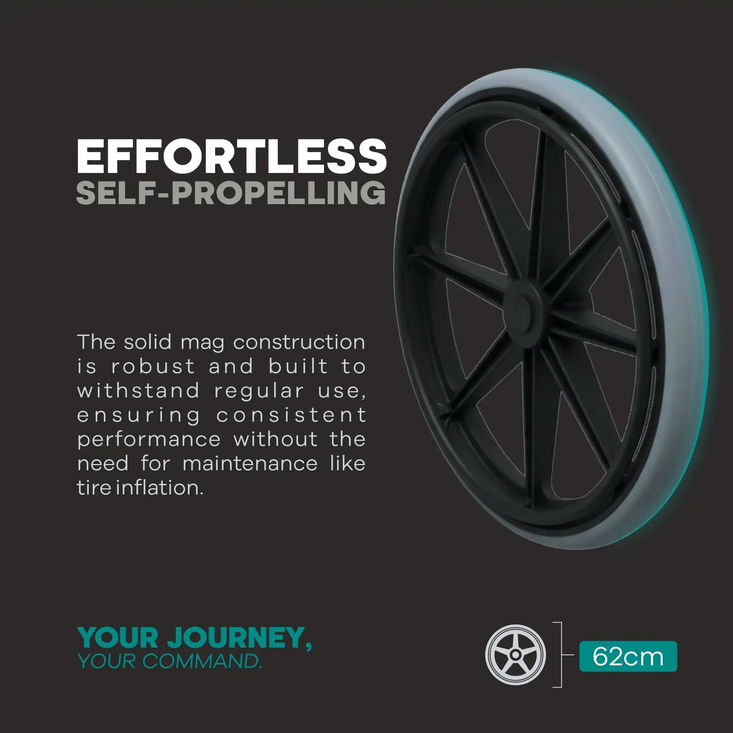 Foldable Steel Wheelchair with Mag Wheels Arrex Boxer Pro