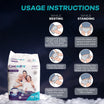 High Absorbency Leak-Proof Adult Diapers Pack by Caremore