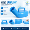 ARREX UR 10 MEN'S URINAL: MAXIMUM COMFORT, SPLASH REDUCTION, ODOR MINIMIZATION