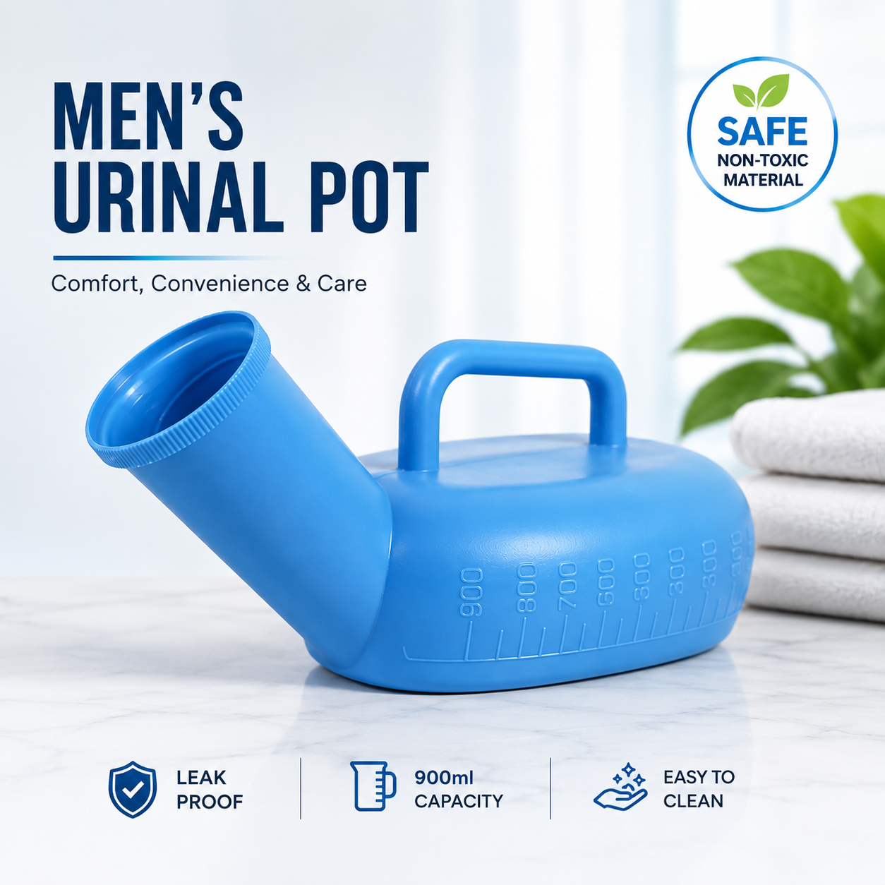 ARREX UR 10 MEN'S URINAL: MAXIMUM COMFORT, SPLASH REDUCTION, ODOR MINIMIZATION