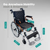Premium Lightweight Aluminum Wheelchair with Attendant Brake ARREX DARIA