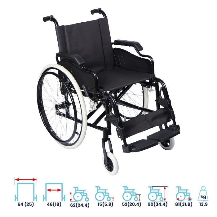 ARREX DELUX - PREMIUM ALUMINIUM WHEELCHAIR