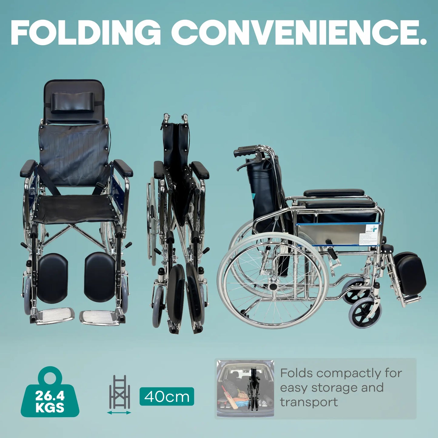 ARREX DORIS - RECLINING WHEELCHAIR
