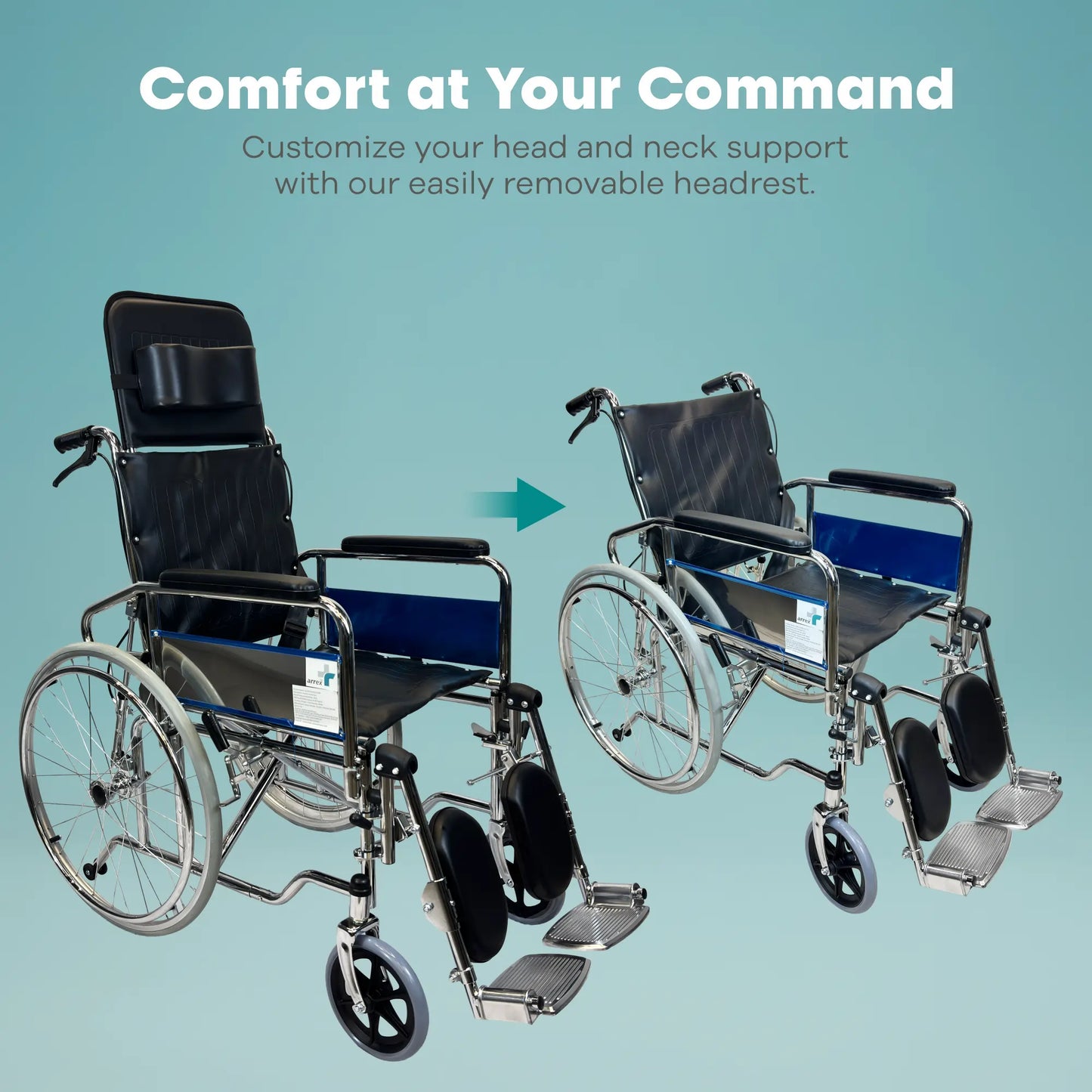 ARREX DORIS - RECLINING WHEELCHAIR