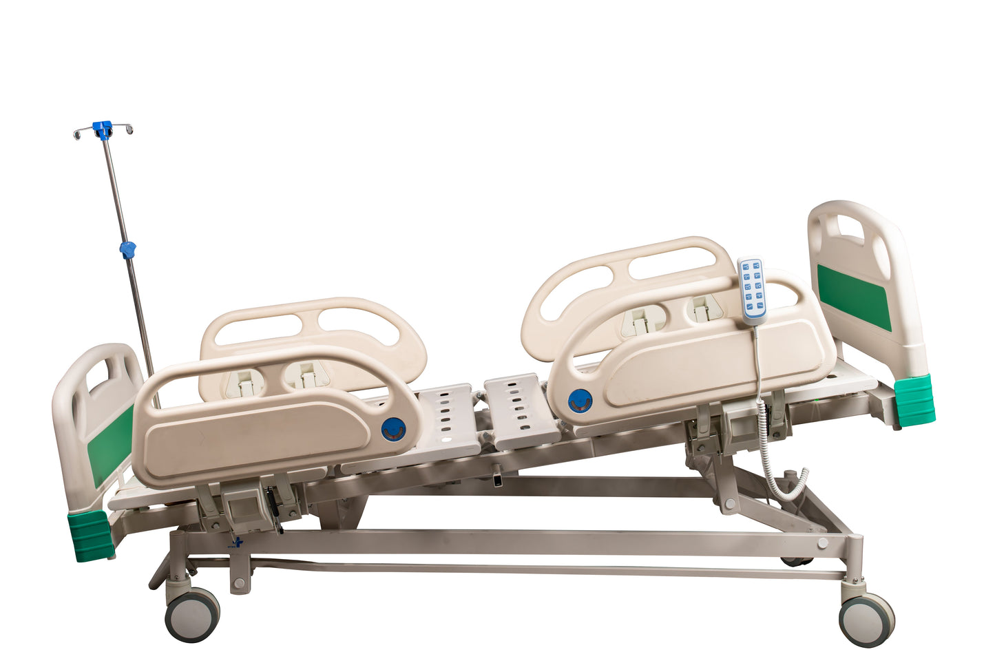 ARREX EXCELSIOR HOSPITAL BED - 5 FUNCTIONS ELECTRONIC BED, REMOTE ADJUSTMENT, INCLUDES MATTRESS, HEAVY-DUTY CASTORS WITH BRAKES