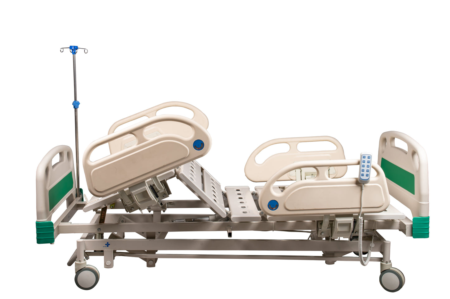 ARREX EXCELSIOR HOSPITAL BED - 5 FUNCTIONS ELECTRONIC BED, REMOTE ADJUSTMENT, INCLUDES MATTRESS, HEAVY-DUTY CASTORS WITH BRAKES