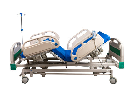 ARREX EXCELSIOR HOSPITAL BED - 5 FUNCTIONS ELECTRONIC BED, REMOTE ADJUSTMENT, INCLUDES MATTRESS, HEAVY-DUTY CASTORS WITH BRAKES