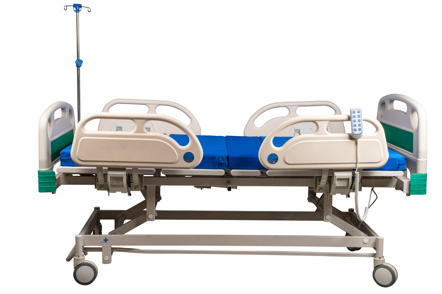 ARREX EXCELSIOR HOSPITAL BED - 5 FUNCTIONS ELECTRONIC BED, REMOTE ADJUSTMENT, INCLUDES MATTRESS, HEAVY-DUTY CASTORS WITH BRAKES
