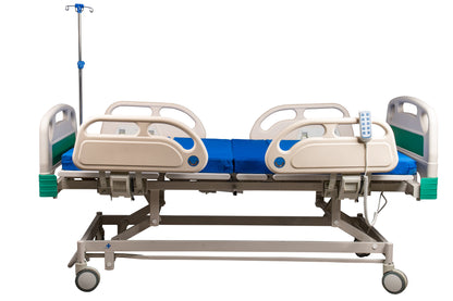 ARREX EXCELSIOR HOSPITAL BED - 5 FUNCTIONS ELECTRONIC BED, REMOTE ADJUSTMENT, INCLUDES MATTRESS, HEAVY-DUTY CASTORS WITH BRAKES