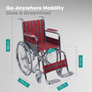 Elmo Lightweight Kids Wheelchair with Self Drive & Hand Brakes