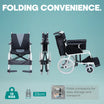 Premium Aluminium Wheelchair with Safety Support Faber