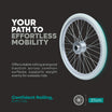 Premium Aluminium Wheelchair with Safety Support Faber