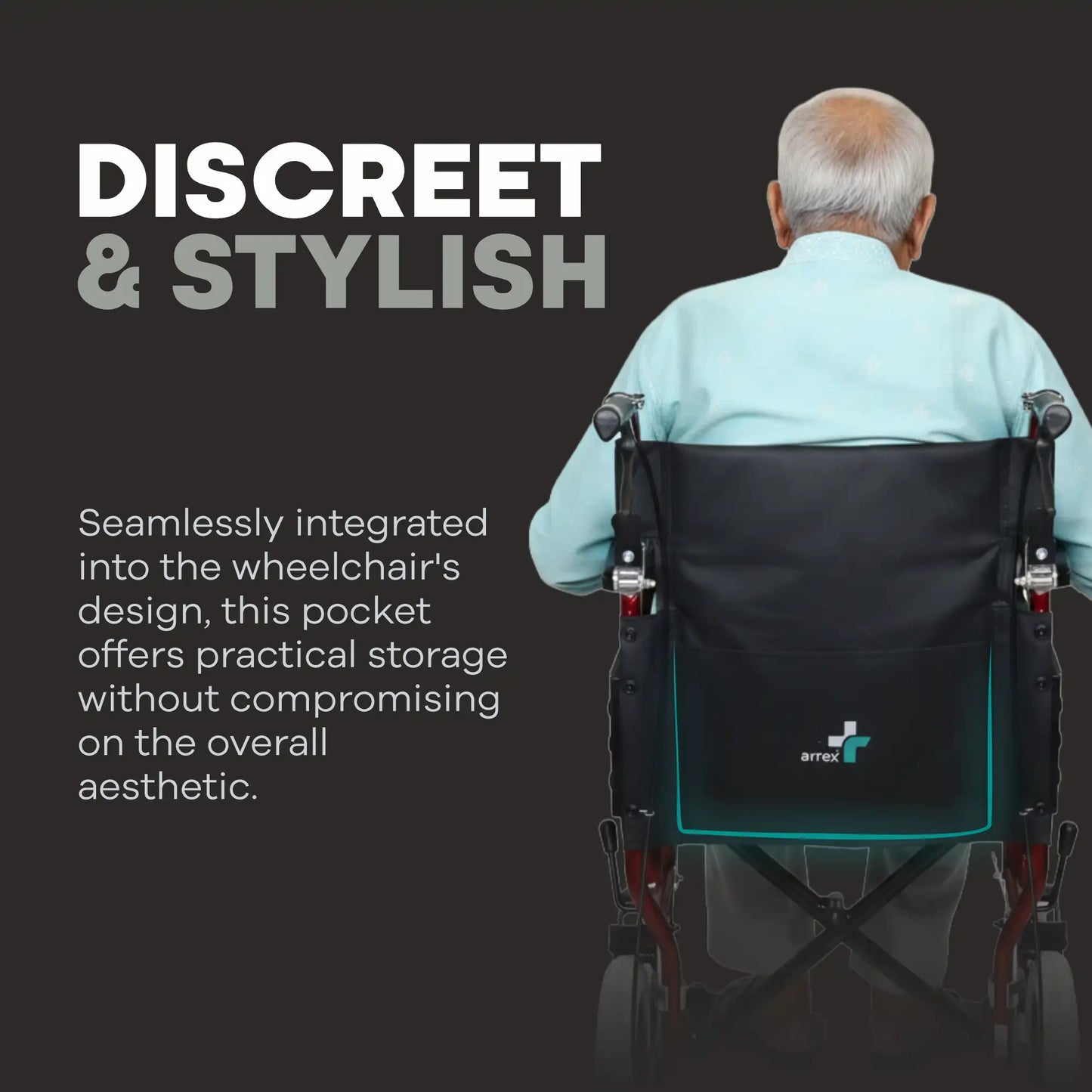 Lightweight Basic Aluminum Wheelchair for Daily Use Felix
