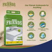FRIENDS CLASSIC UNDERPADS, LARGE 60 X 90 CM, SUPER ABSORBENT POLYMER & SOFT SURFACE, 10S PACK