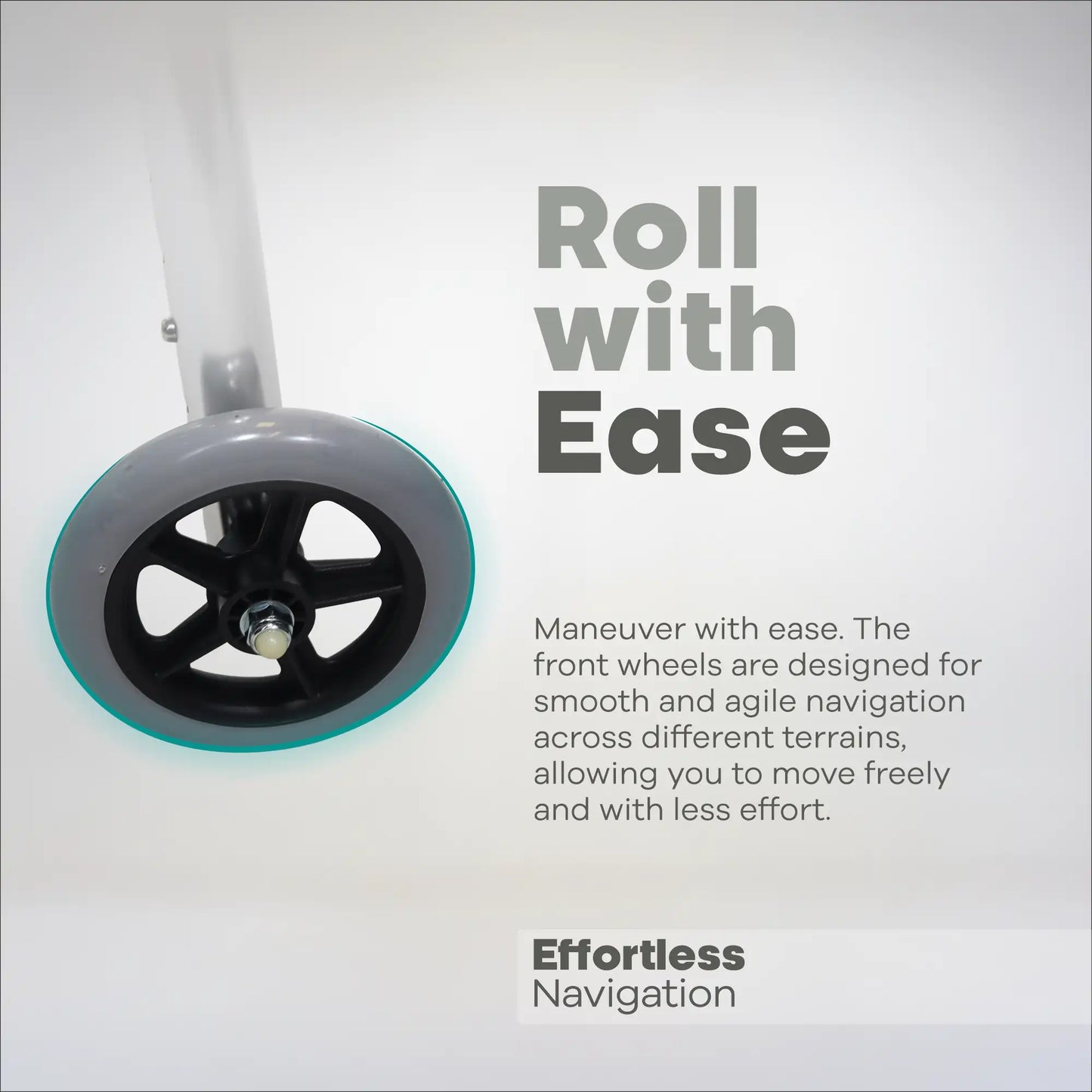 Front Wheel Light Weight Adjustable Height & Folding Walker for Adult - ARREX M30