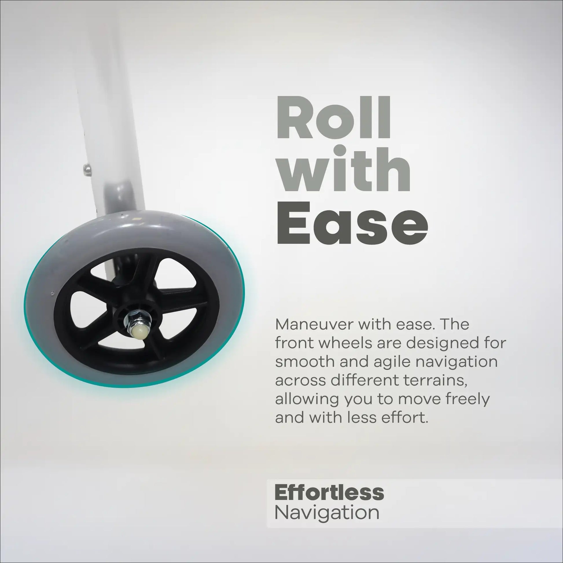 Front Wheel Light Weight Adjustable Height & Folding Walker for Adult - ARREX M30