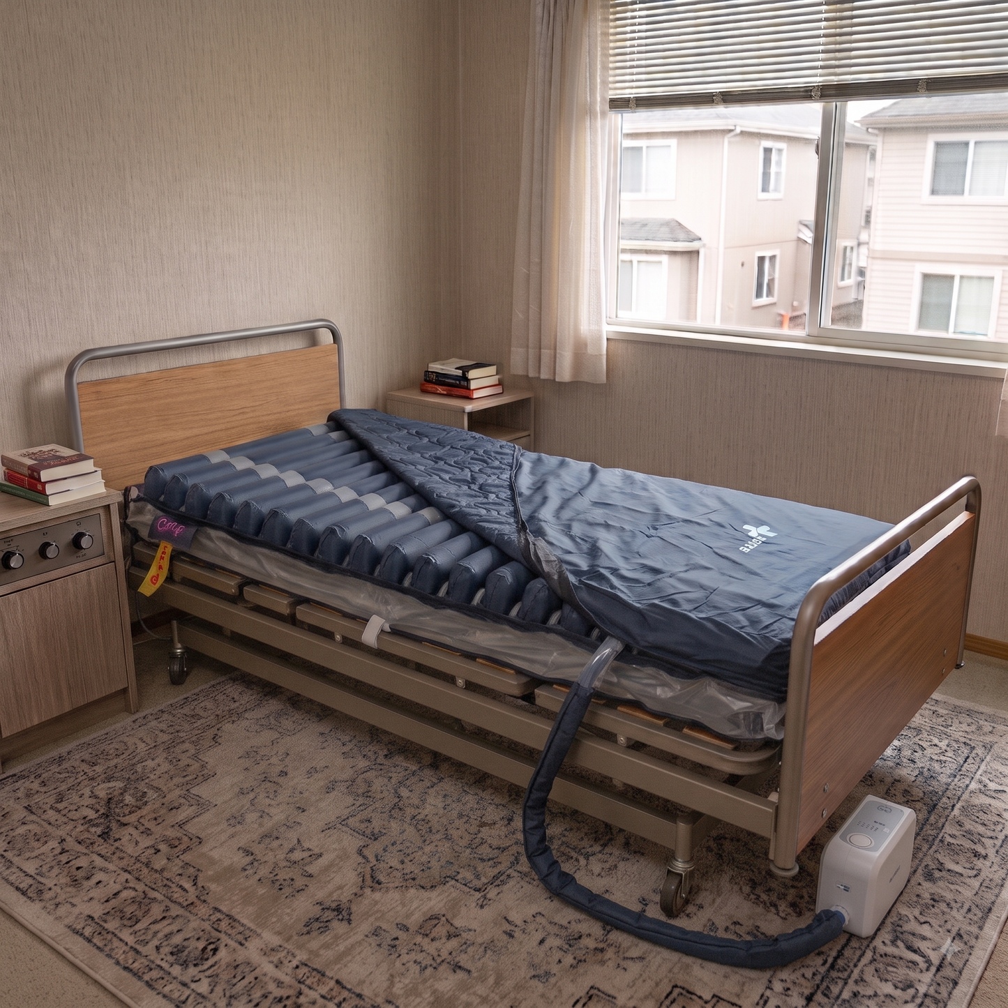 8-Inch Tubular Air Bed Mattress with Compressor Arrex AB 30