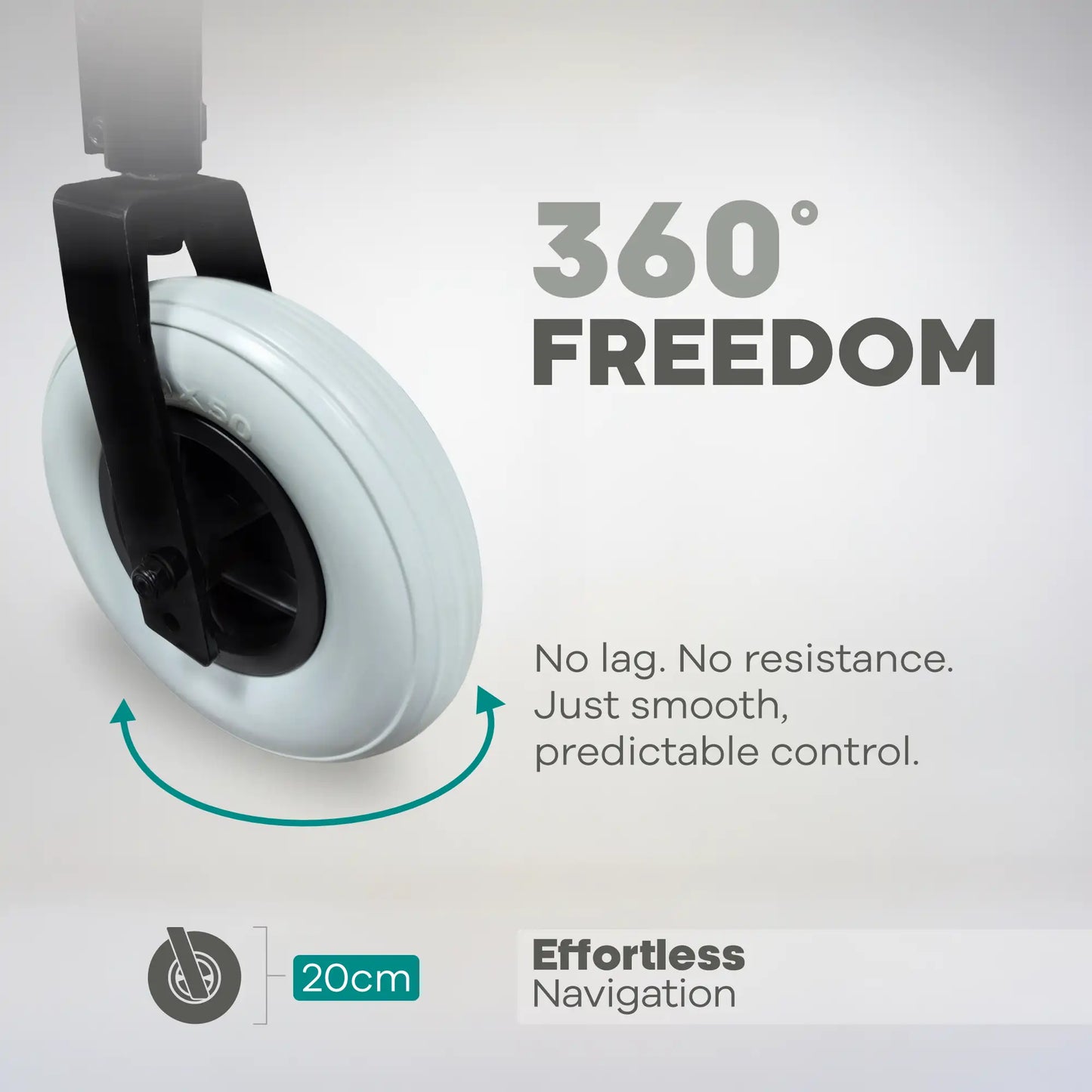 Lightweight Foldable Aluminum Wheelchair with Hand Brakes Arrex Harvey