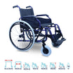 Harvey Lightweight Foldable Aluminum Wheelchair with Hand Brakes