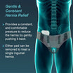 TYNOR A-16 HERNIA BELT, GREY, 1 UNIT
