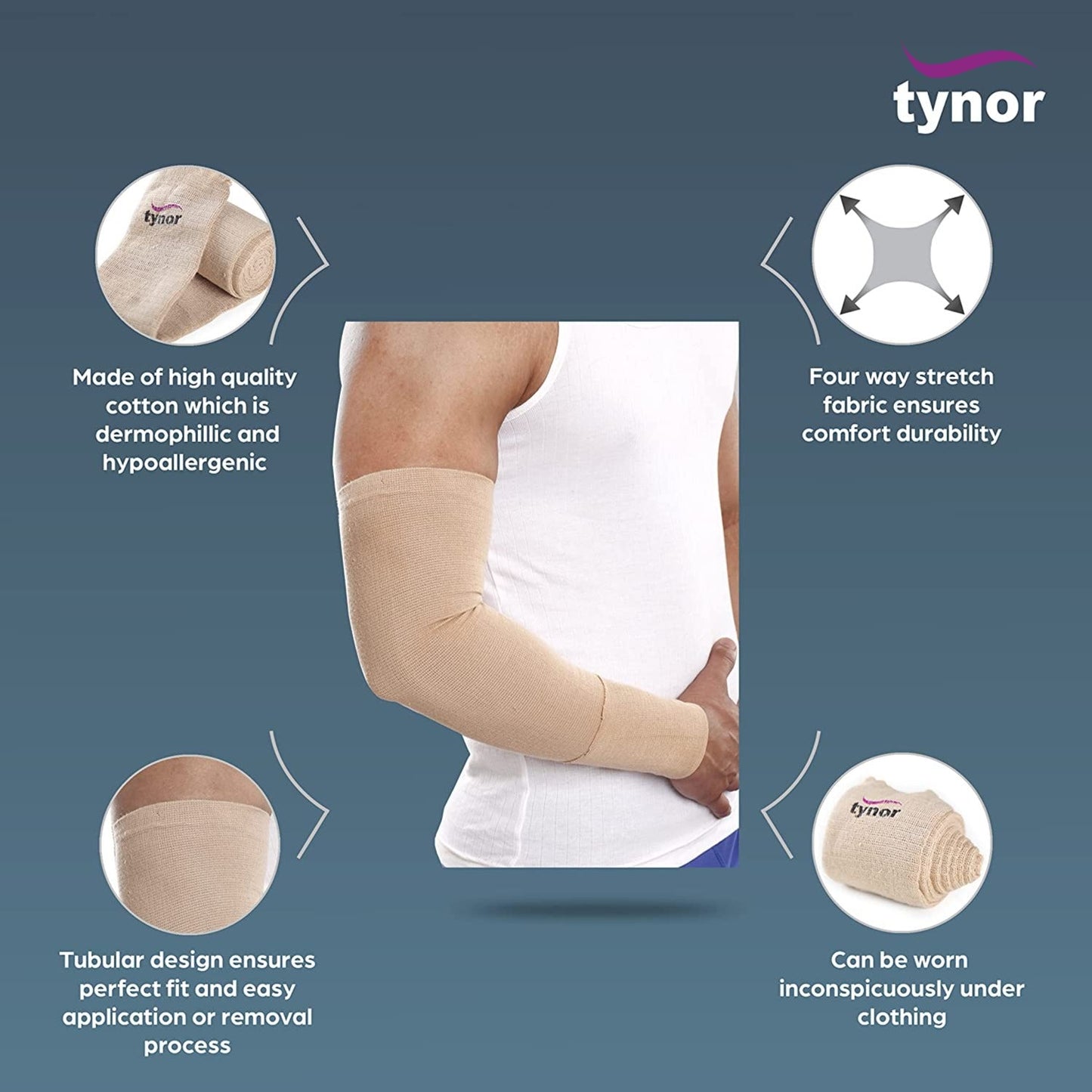 TYNOR TUBULAR ELASTIC BANDAGE