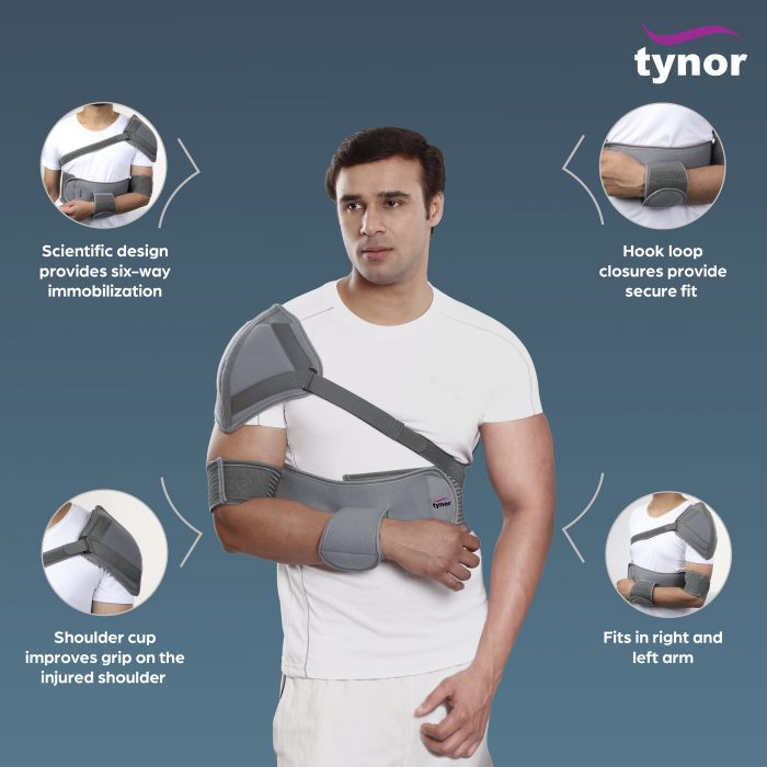 TYNOR C03 ELASTIC SHOULDER IMMOBILISER