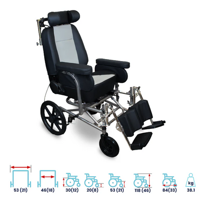 ARREX JANA - RECLINNING WHEELCHAIR