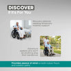 Self Propelled Manual Wheelchair with Comfortable Seating & Safety Arrex Jolly
