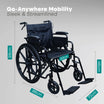 Self Propelled Manual Wheelchair with Comfortable Seating & Safety Arrex Jolly