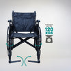 Self Propelled Manual Wheelchair with Comfortable Seating & Safety Arrex Jolly
