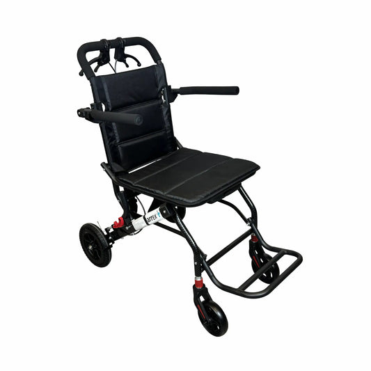 Arrex Ken Lightweight Foldable Manual Wheelchair with Safety Belt & Brakes