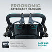 Arrex Ken Lightweight Foldable Manual Wheelchair with Safety Belt & Brakes