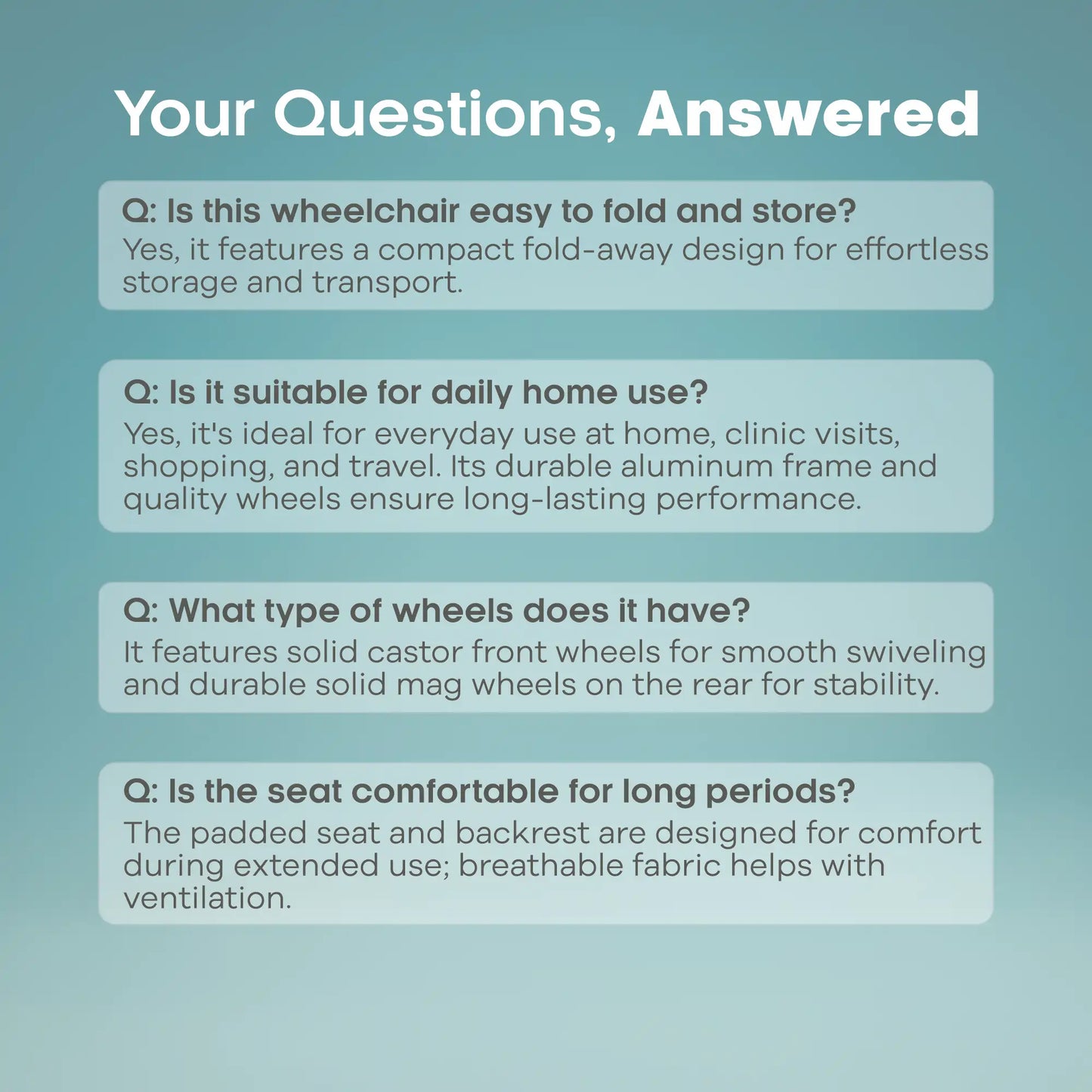 Lightweight Premium Aluminium Wheelchair for Comfort Arrex Konard