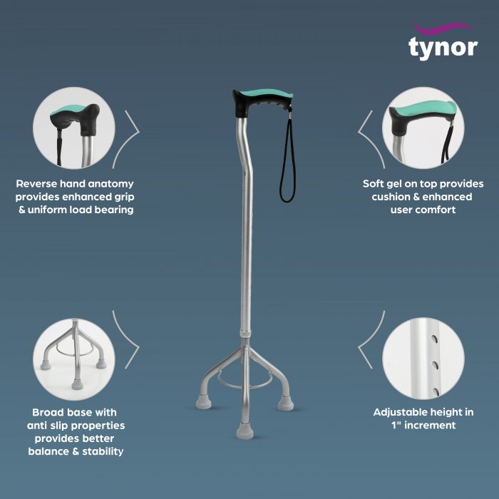 TYNOR L-32 WALKING STICK TRIPOD