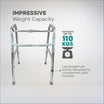 Lightweight Adjustable Folding Walker with Zig-Zag Mode Arrex M60