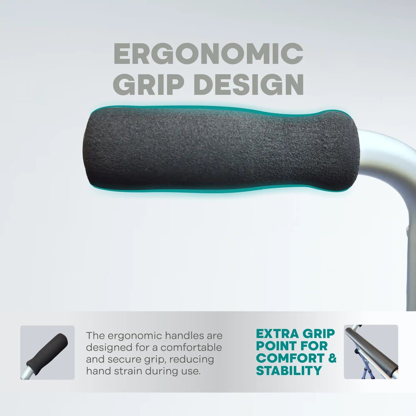 Adjustable Foldable Kids Walker with Lightweight Aluminum Frame Arrex MC50