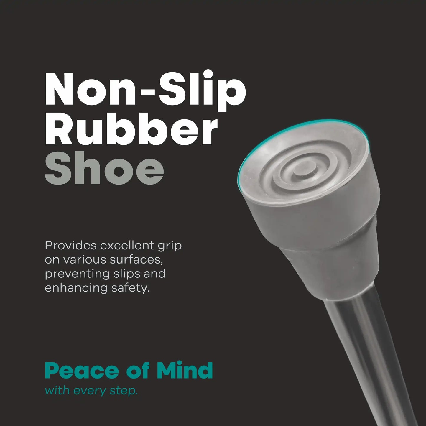 Adjustable Height Walking Stick - Anti Skid - ARREX MS20