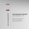 Adjustable Height Walking Stick - Anti Skid - ARREX MS20