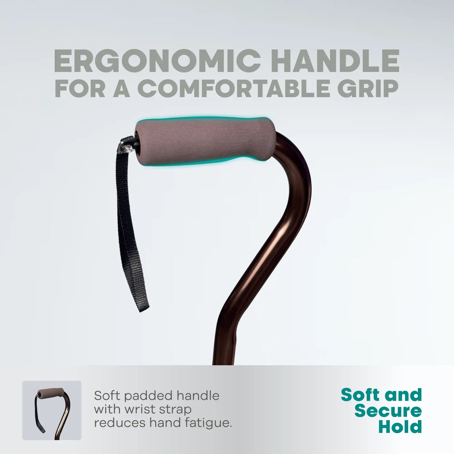 Adjustable Height Walking Stick - Anti Skid - ARREX MS210