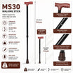 Adjustable Height Walking Stick - ARREX MS30