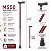 Adjustable Height Walking Stick Anti Skid Arrex MS50