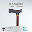 Adjustable Height Walking Stick - Anti Skid - ARREX MS50