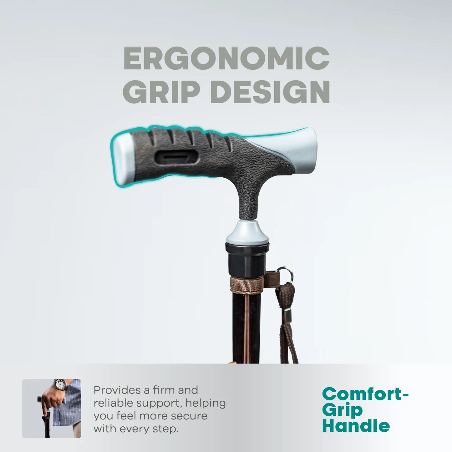 Folding Walking Stick - ARREX MS70
