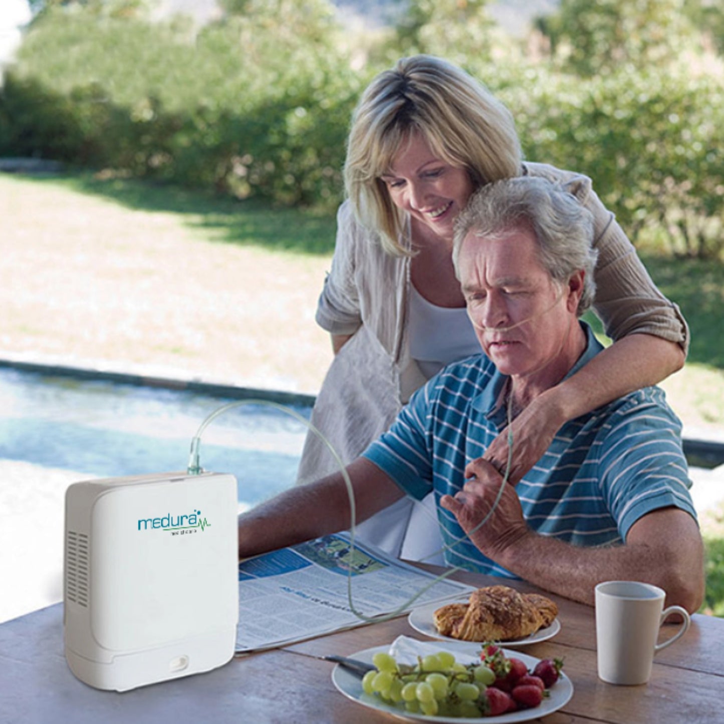 Portable Mini Oxygen Concentrator 5 Flow Levels Medura Medoxy Pro B