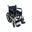 Foldable Commode Wheelchair with Safety Brakes Arrex Morso Pro