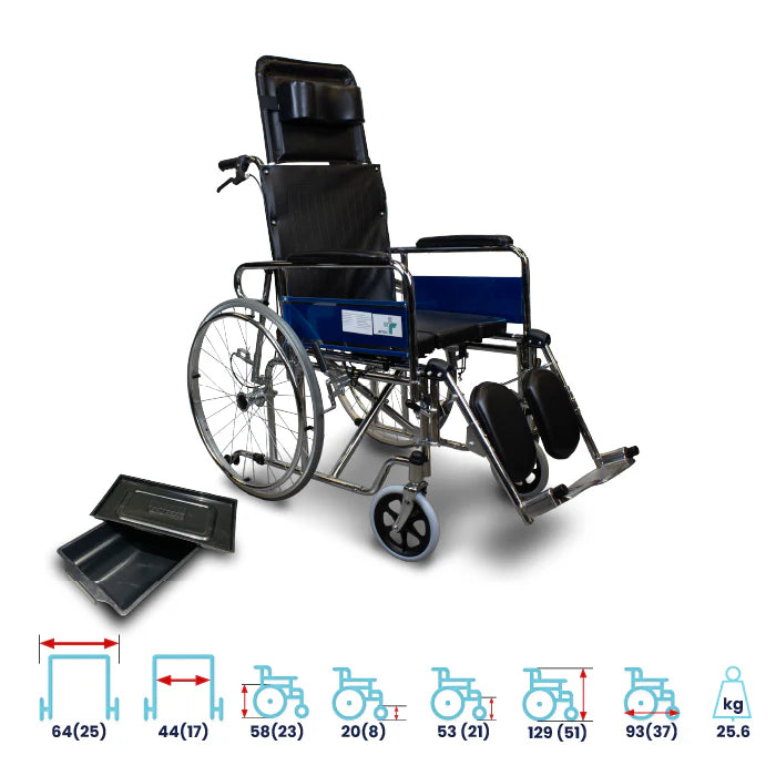 ARREX MORSO COMFORT - COMMODE WHEELCHAIR