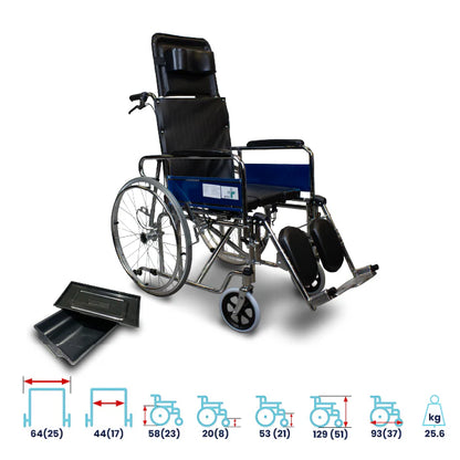 ARREX MORSO COMFORT - COMMODE WHEELCHAIR