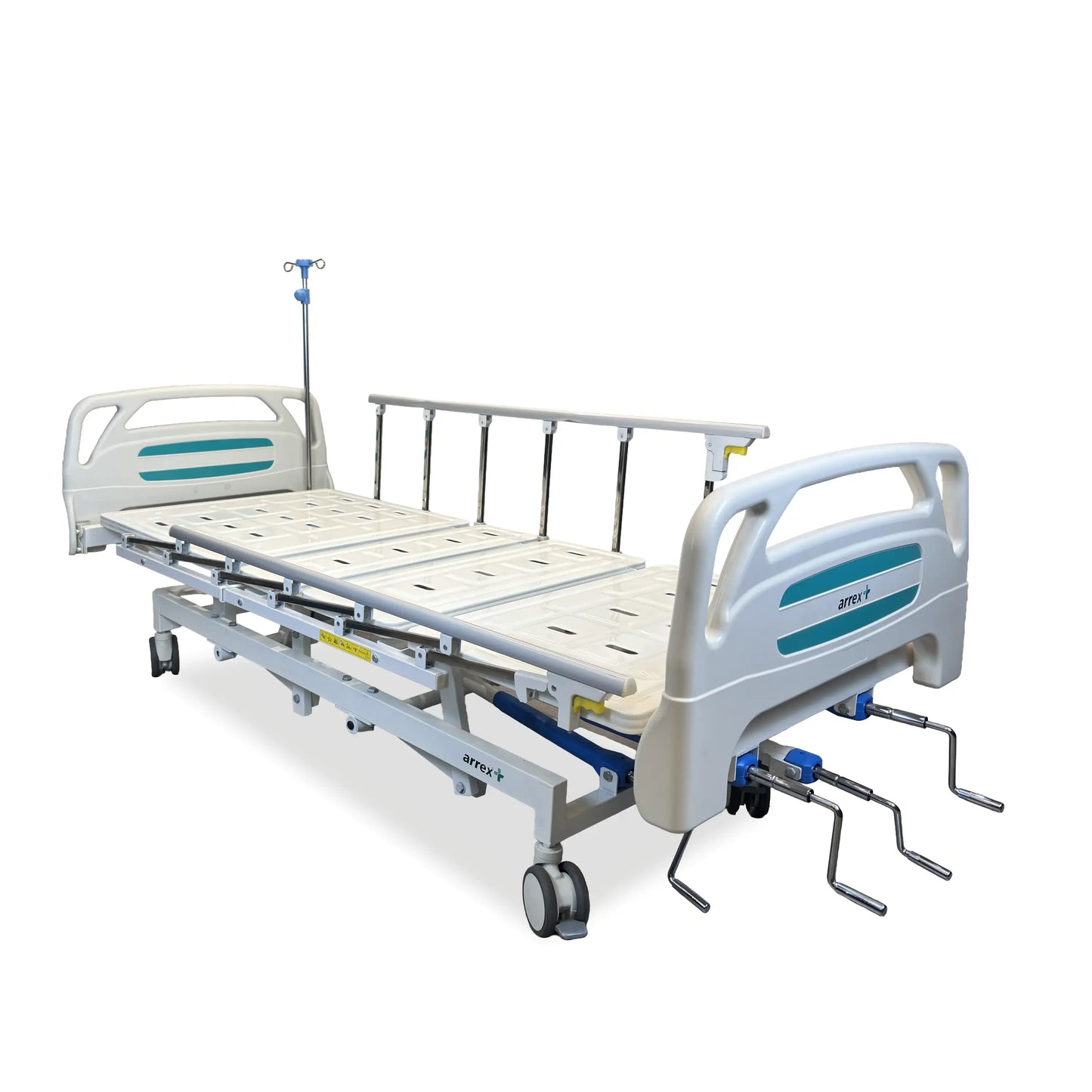 Arrex Pento 5 Function Manual Hospital Bed | Adjustable Patient Care Bed for Hospitals & Home Use