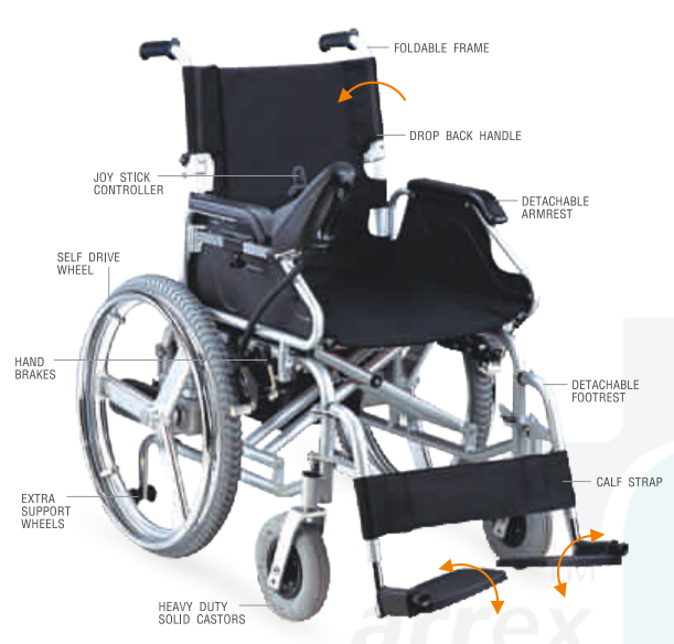 ARREX QADIR ELECTRIC - POWER WHEELCHAIR