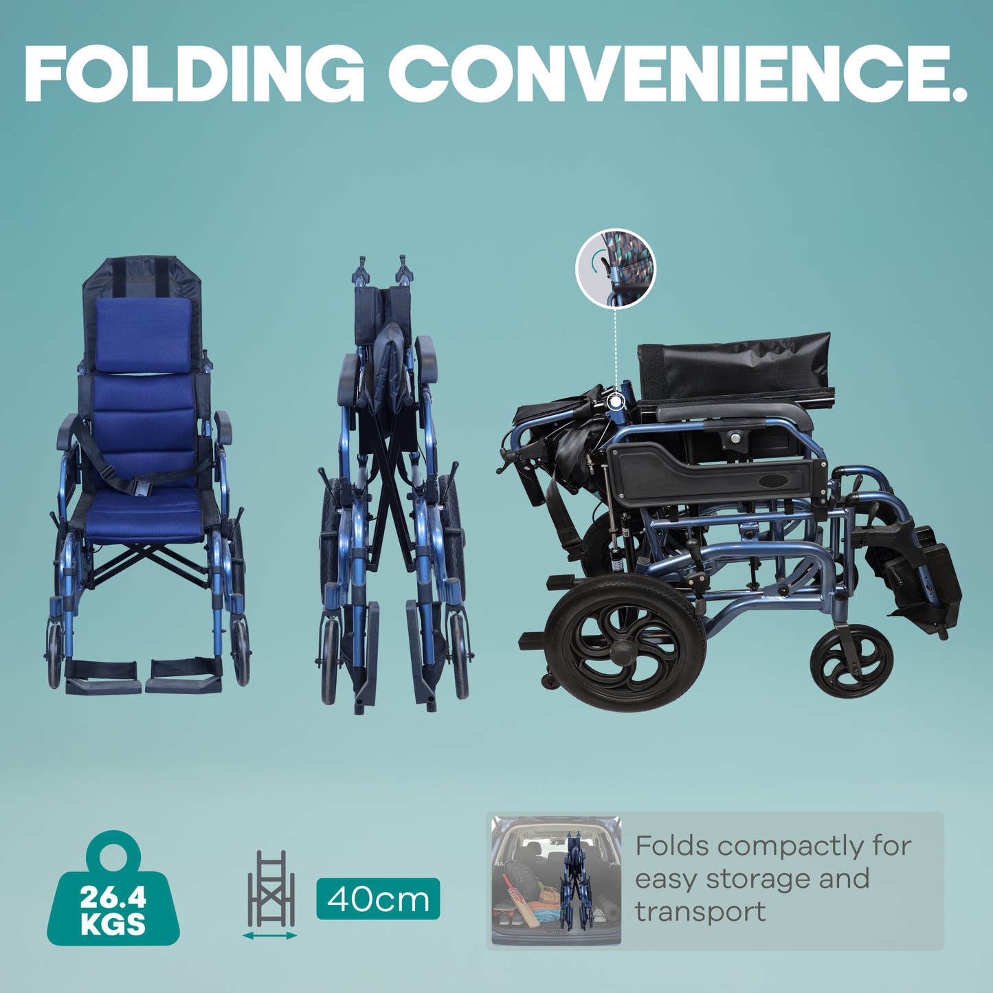 Reclinning Wheelchair ARREX SAMSON